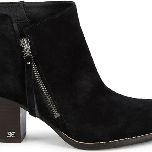 Sam Edelman, Macon, Black Ankle Boots - Picture 6 of 8